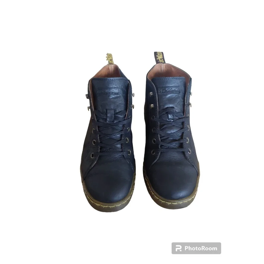 Dr Martens Coburg Chukka Black Leather Lace Up Ankle Boots Men's Size 8 (L9)